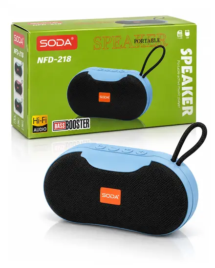 سبيكر محمول بلوتوث Hi-Fi Bass Booster SODA NFD-218